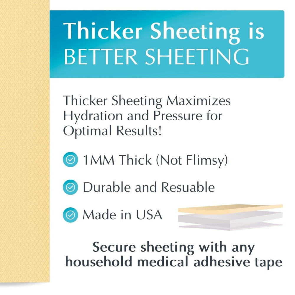 MyNewGel medical adhesive tape secures scar sheet on active areas