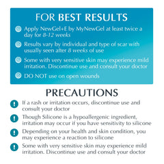 Clinical packaging front emphasizes medical-grade silicone for professional scar care