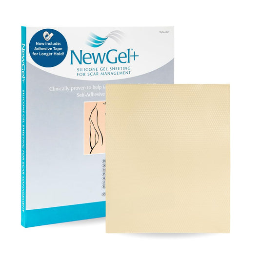 MyNewGel NewGel+ scar tape 5x6 beige for irregular scar coverage and gentle hydration
