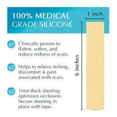 MyNewGel scar sheet cut-to-fit beige for customized coverage