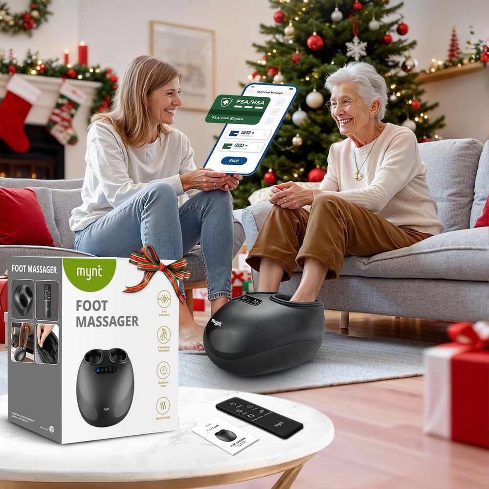 Mynt Shiatsu Foot Massager deep kneading targets pressure points