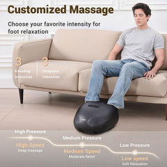Mynt Shiatsu Foot Massager plush lining for added comfort