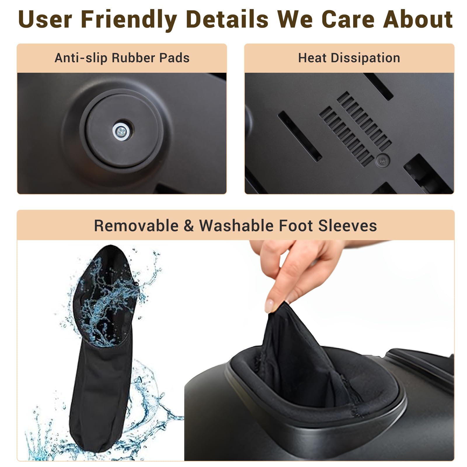 Mynt Shiatsu Foot Massager remote holder keeps controls accessible
