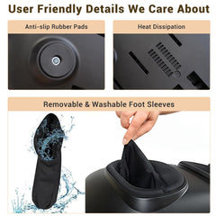 Mynt Shiatsu Foot Massager remote holder keeps controls accessible