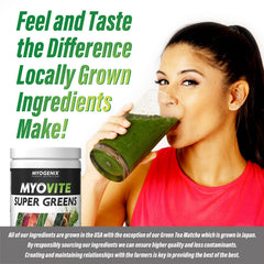 Myogenix MyoVite Super Greens maqui berry feature antioxidant support.