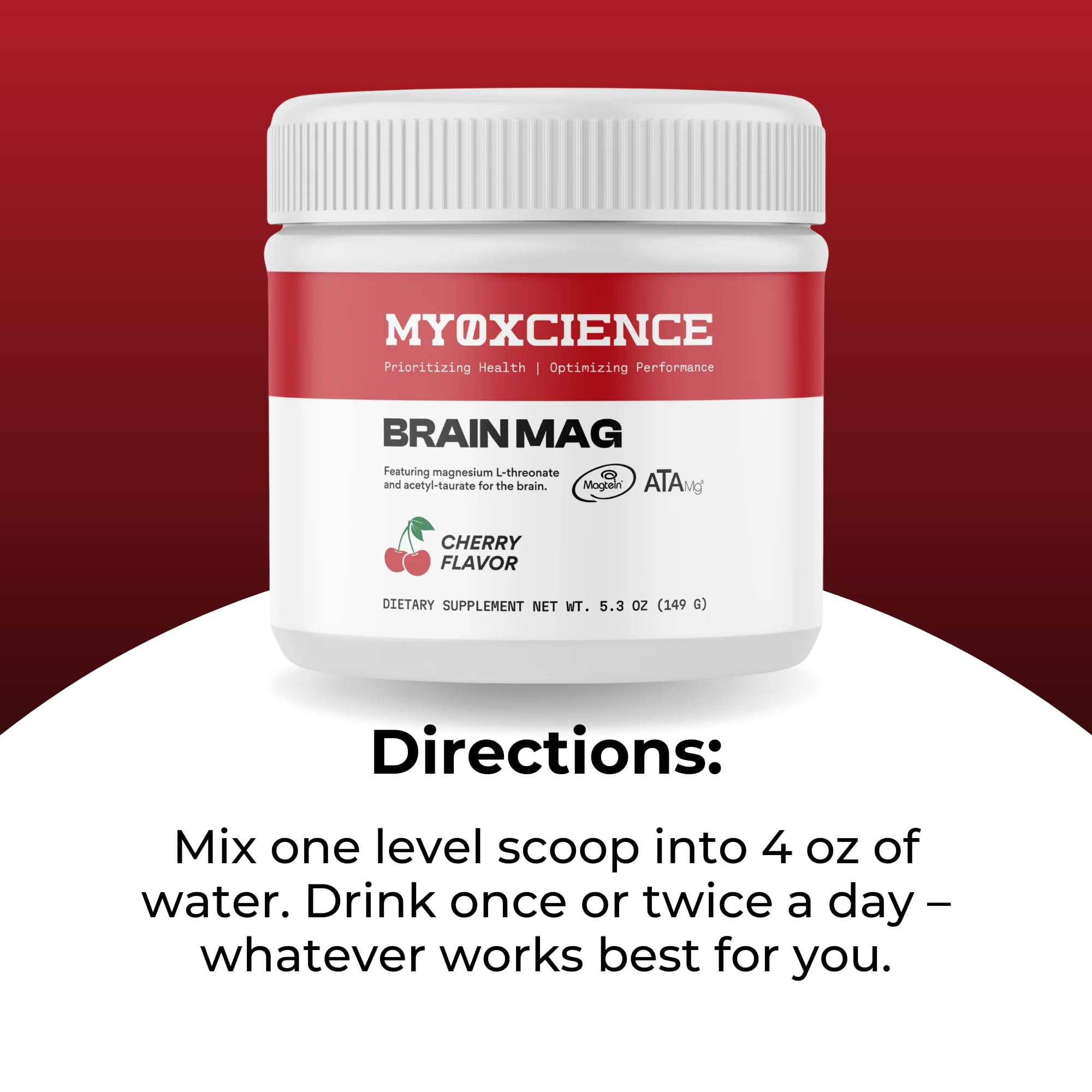 MYOXCIENCE Daily-use ritual scene encourages simple daily intake.