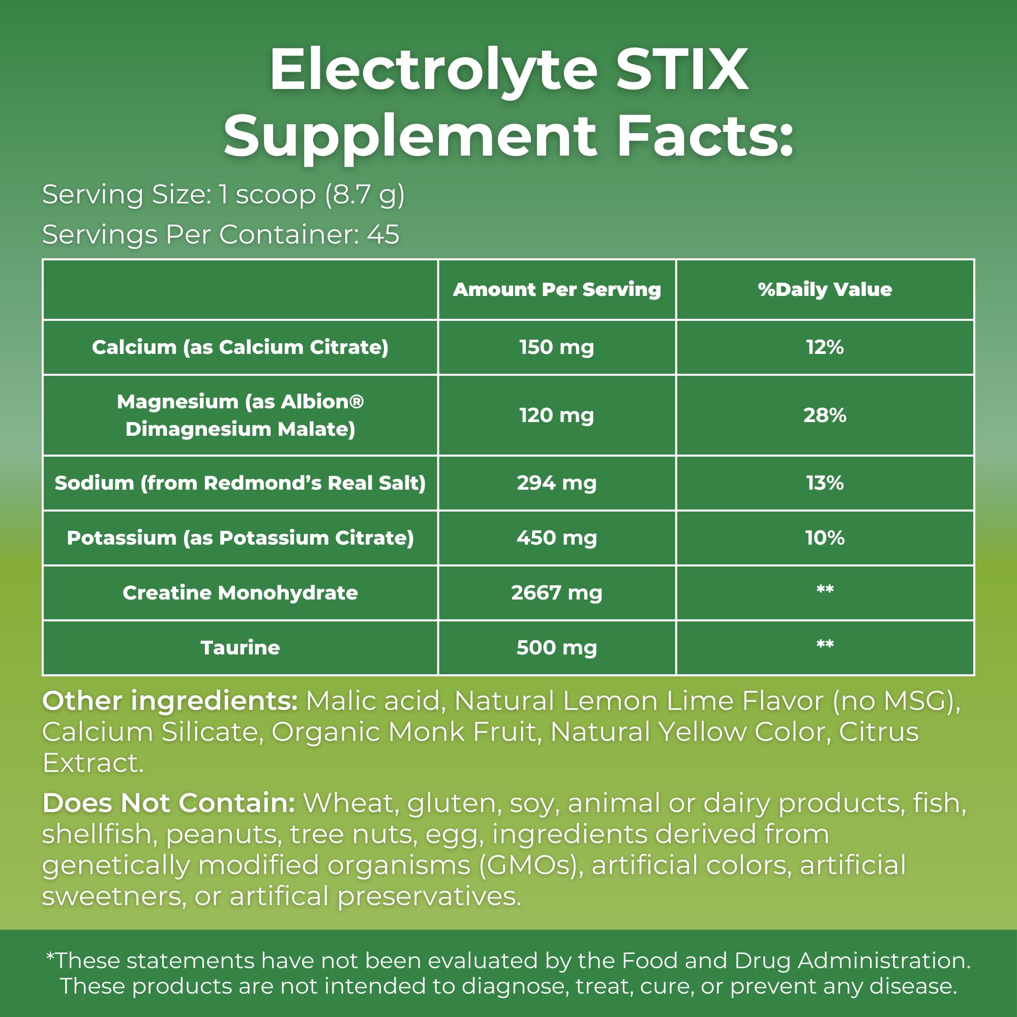 MYOXCIENCE Electrolyte STIX scoop beside glass