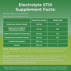 MYOXCIENCE Electrolyte STIX scoop beside glass