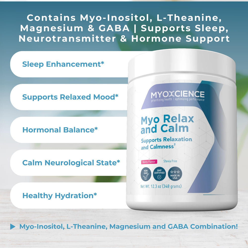 MYOXCIENCE Myo Relax cap keeps freshness and quality control intact.