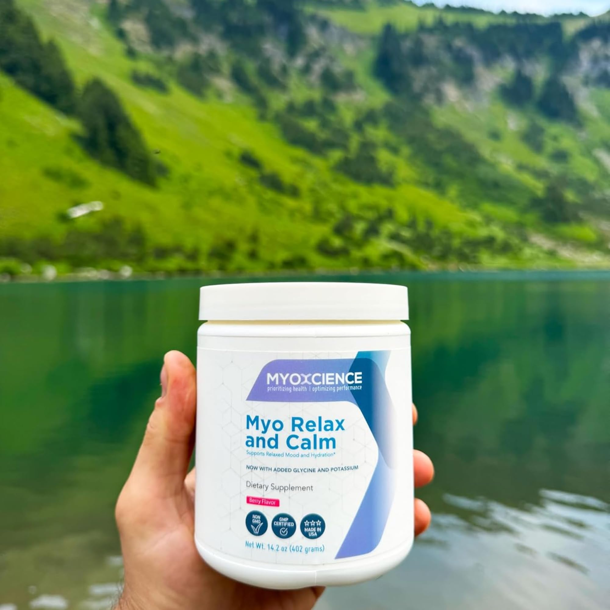 MYOXCIENCE Myo Relax inner-pack helps organize your supplement routine.