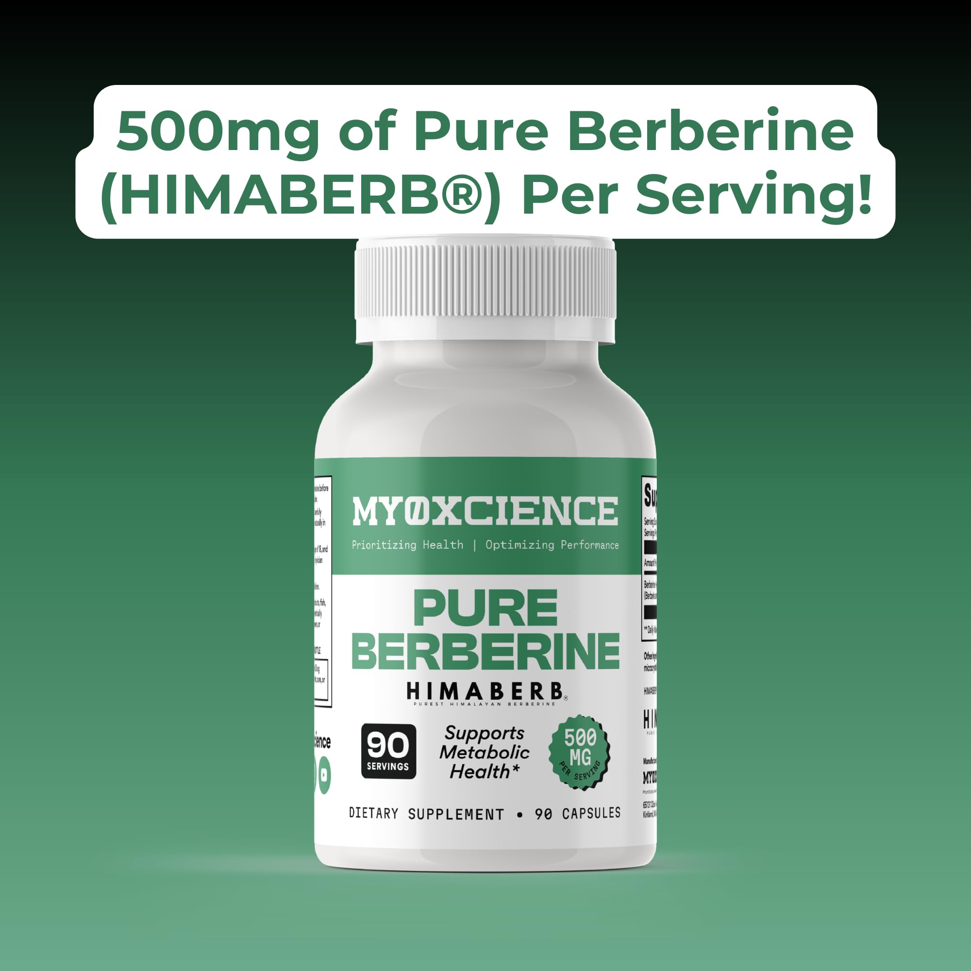 MYOXCIENCE Pure Berberine Himaberb daily-use pack for easy routine