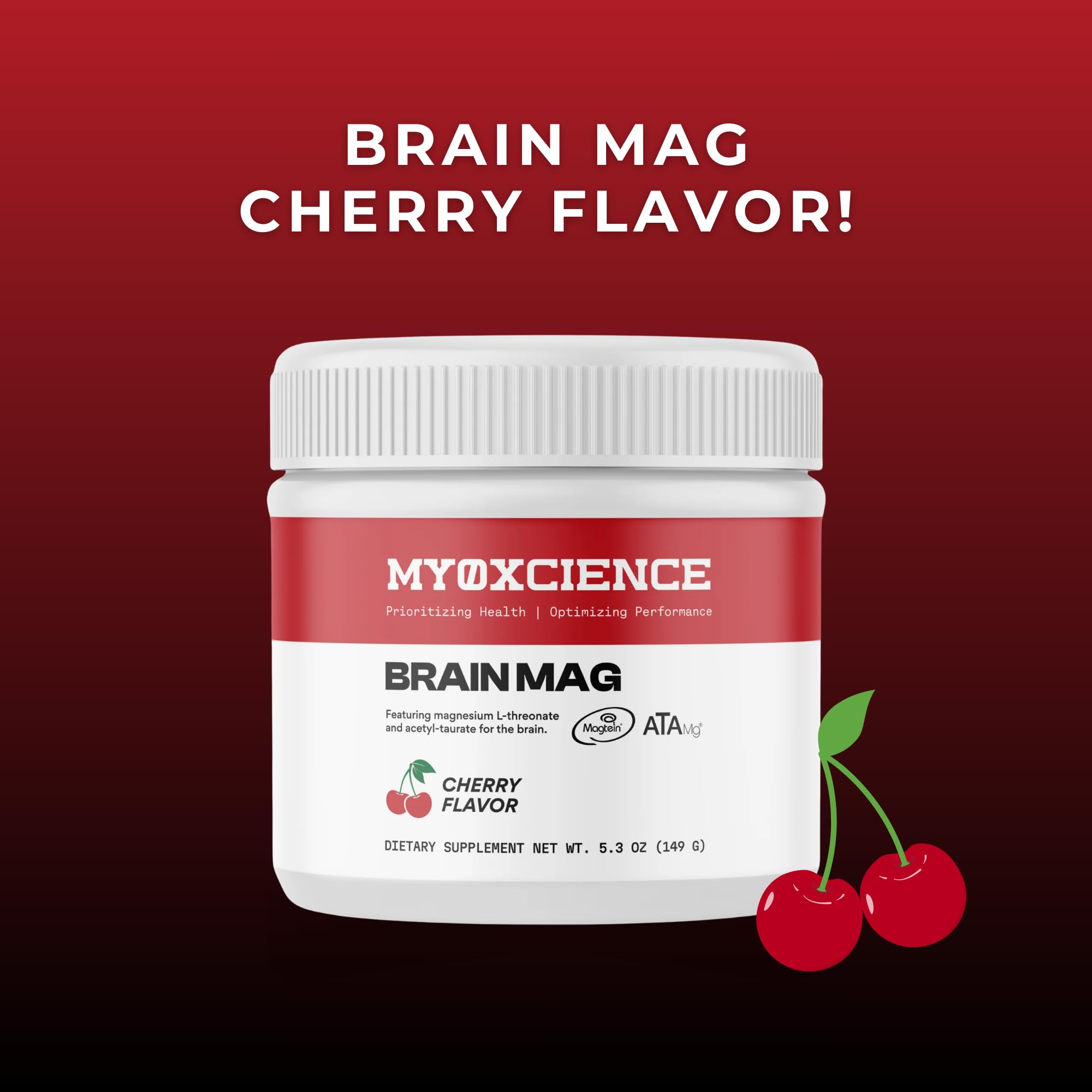 MYOXCIENCE Relax-sleep-calm bottle suggests nighttime relaxation support.