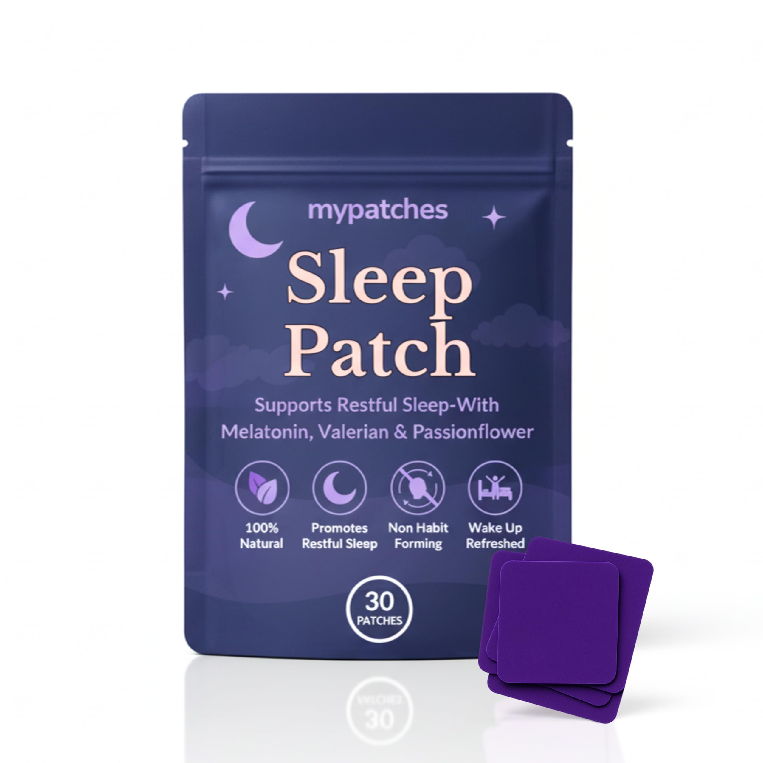 My patches Sleep Patch application on skin for easy nightly use and restful sleep.