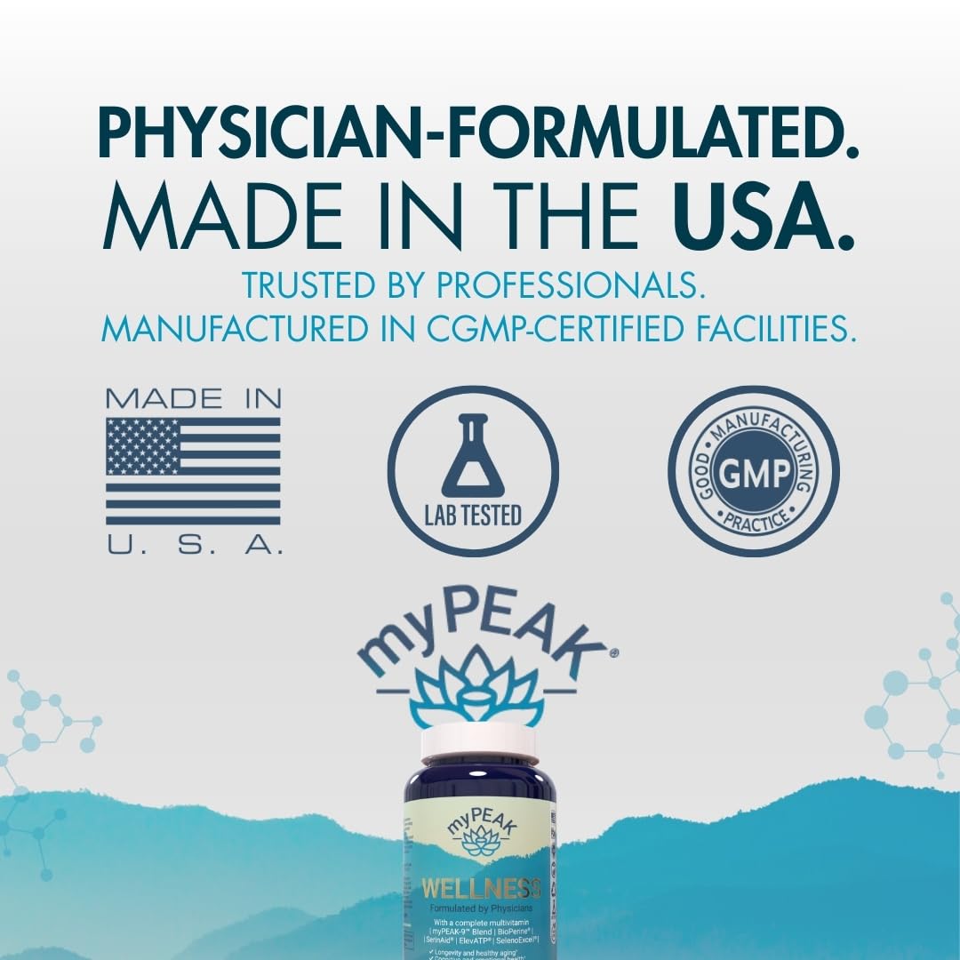 MyPEAK Wellness capsules with water, ideal for on-the-go supplementation.
