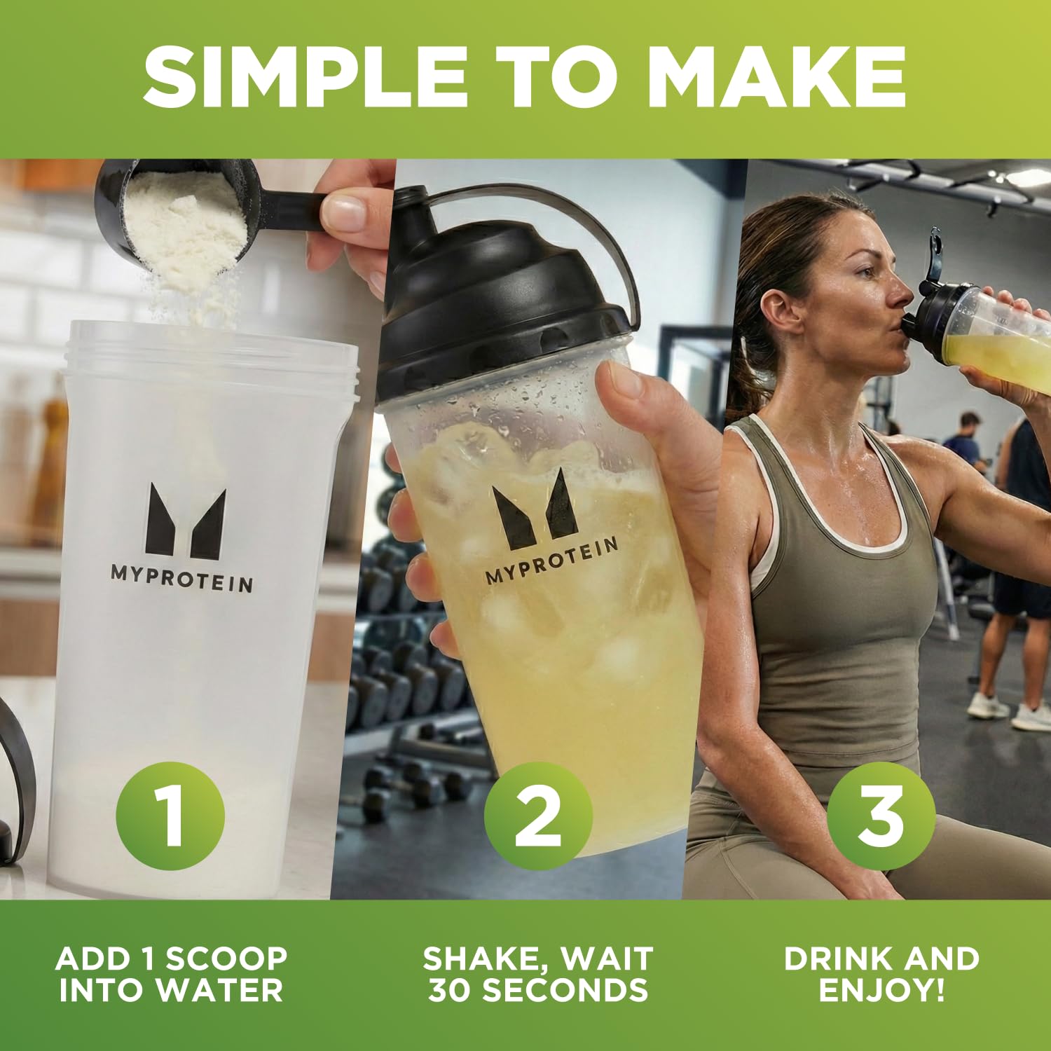 Myprotein Clear Whey Isolate Caribbean Punch and Sour Watermelon flavors side by side.