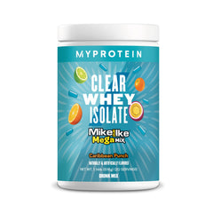 Myprotein Clear Whey Isolate Caribbean Punch bottle offers a fruity post-workout option.