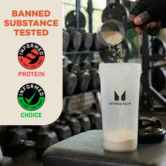 Myprotein Clear Whey Isolate Peach Mango label-front, clear, fruity protein option for daily intake.