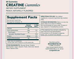 Close-up of Myprotein Creatine Gummies lifestyle shot showing everyday training support.