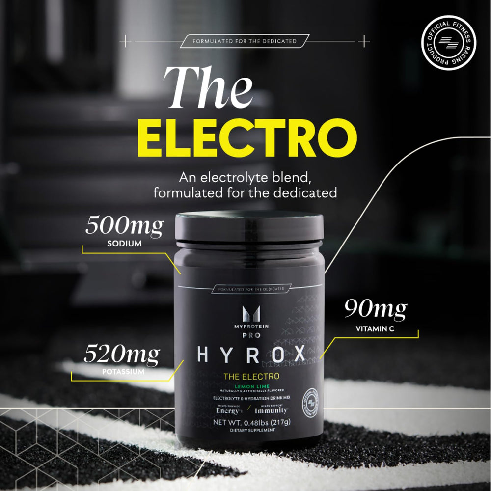 HYROX Electro scoop ready to mix in water for electrolyte boost