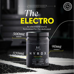 HYROX Electro scoop ready to mix in water for electrolyte boost