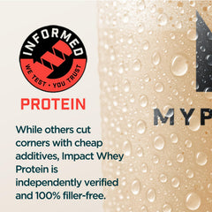 Myprotein Impact Whey Isolate Cookies & Cream tub lid close-up