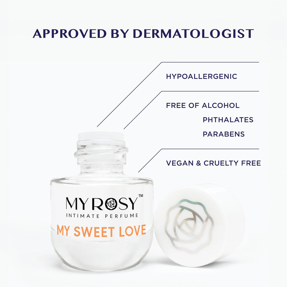 MYROSY My Sweet Love dermatologist-approved option for sensitive skin.