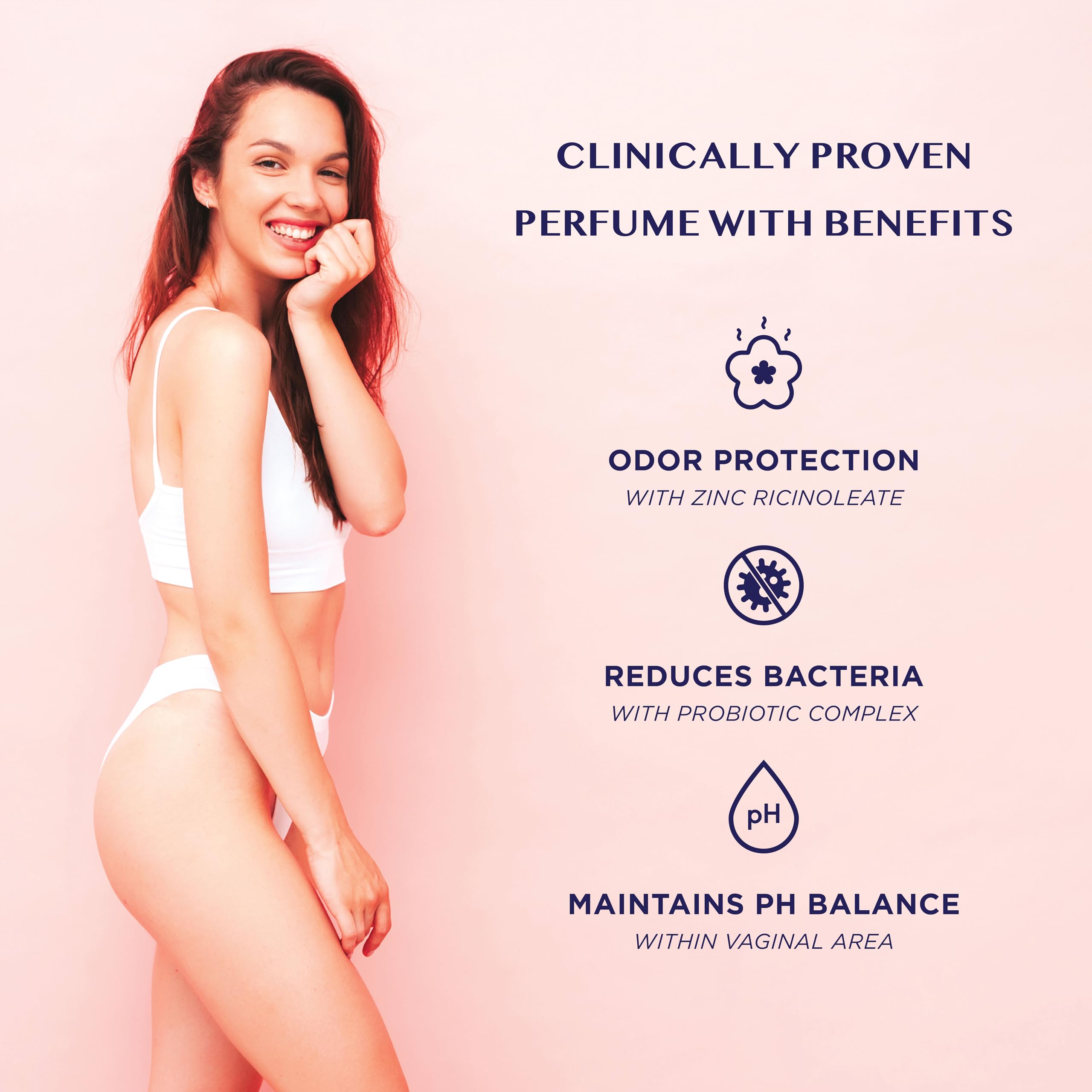 MYROSY My Sweet Love odor protection helps reduce feminine odors throughout the day.