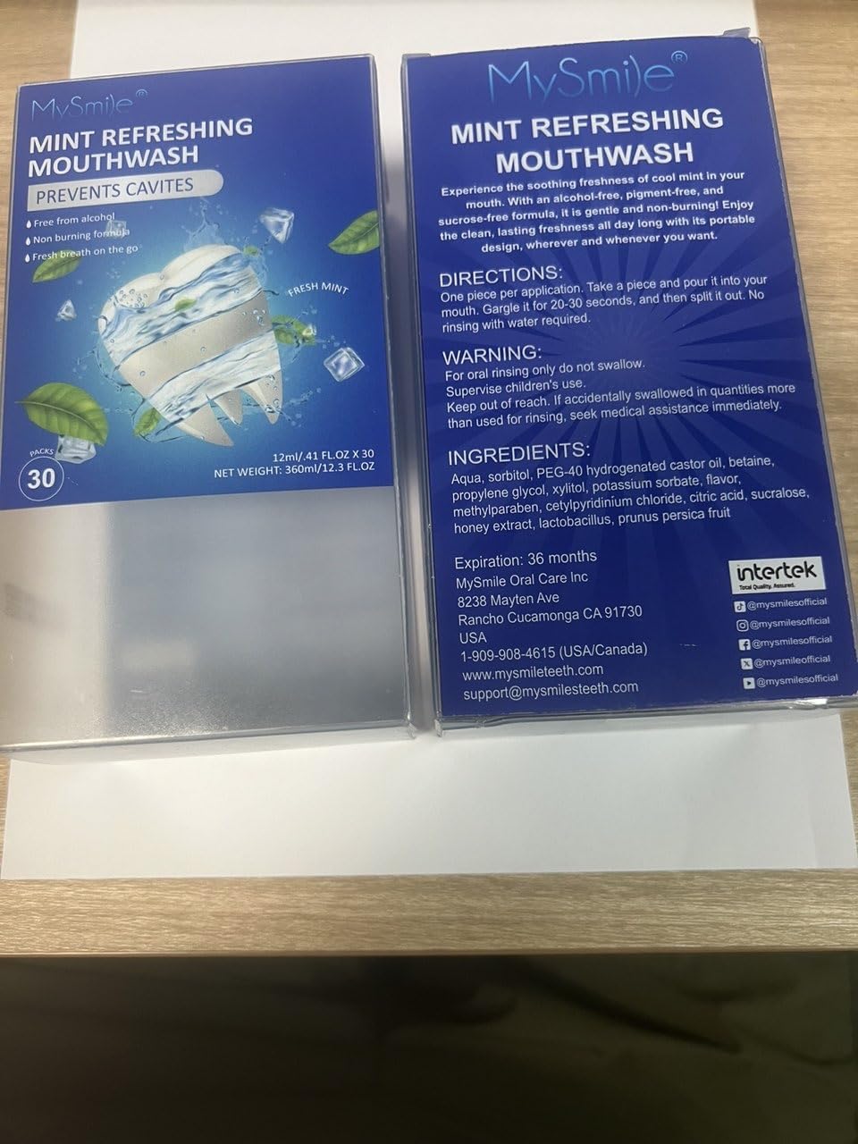 MySmile supports gum health with a gentle, alcohol-free formula.