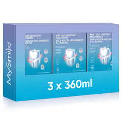 MySmile travel packet mouthwash for on-the-go freshness.