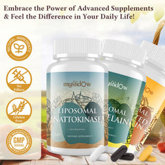 Mystidow Spike Support Trio GMP-certified packaging emphasizing purity and quality