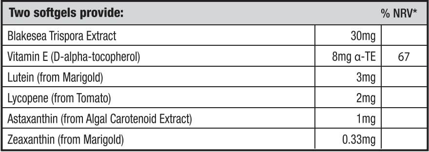 MyTan Bronze back panel with serving guidance and ingredients.