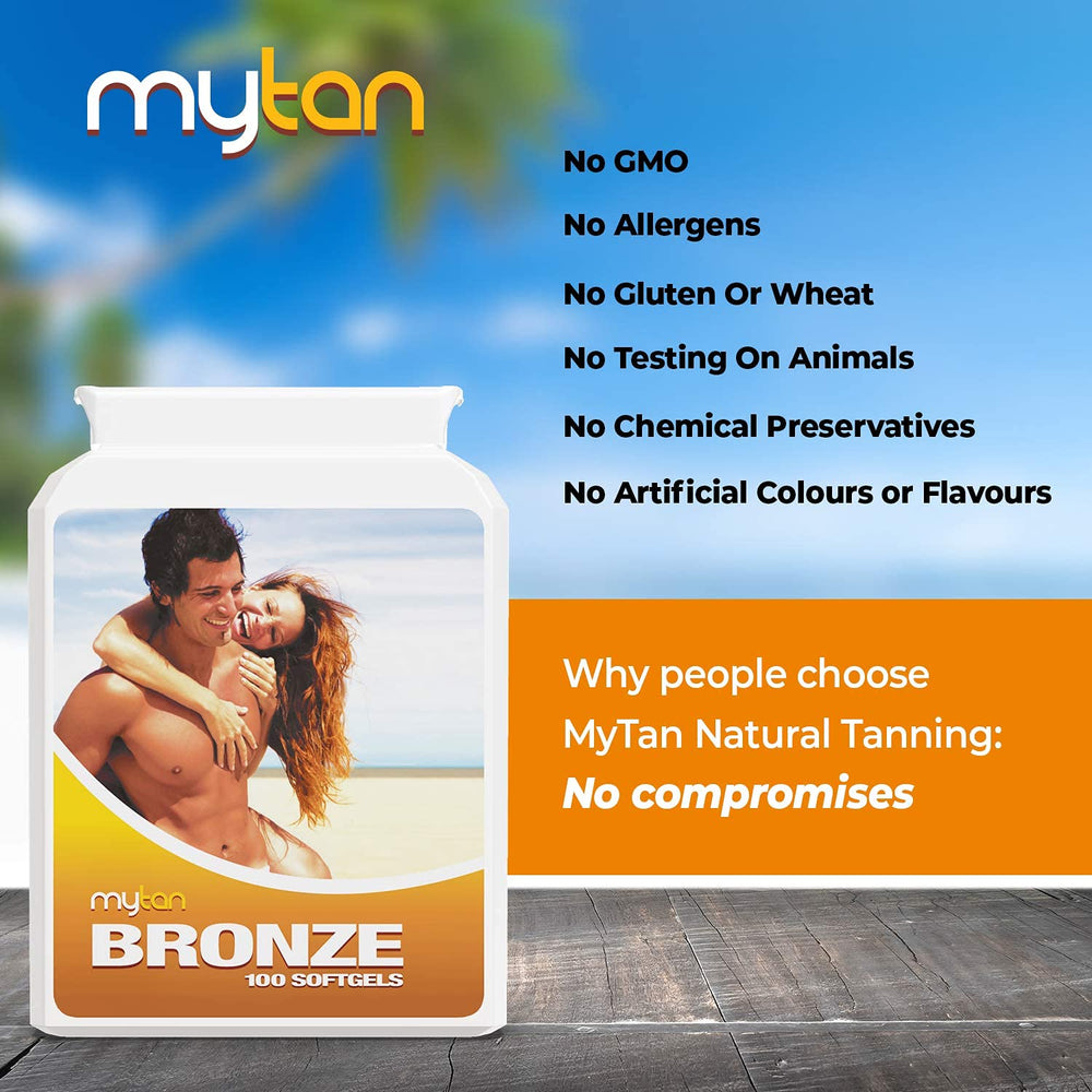 MyTan Bronze packaging box shown for home use.