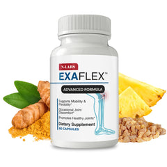 N-Labs ExaFlex bottle front highlighting joint support formula for daily mobility.