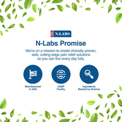 N-Labs Restria science blend graphic highlighting lanconone and melatonin