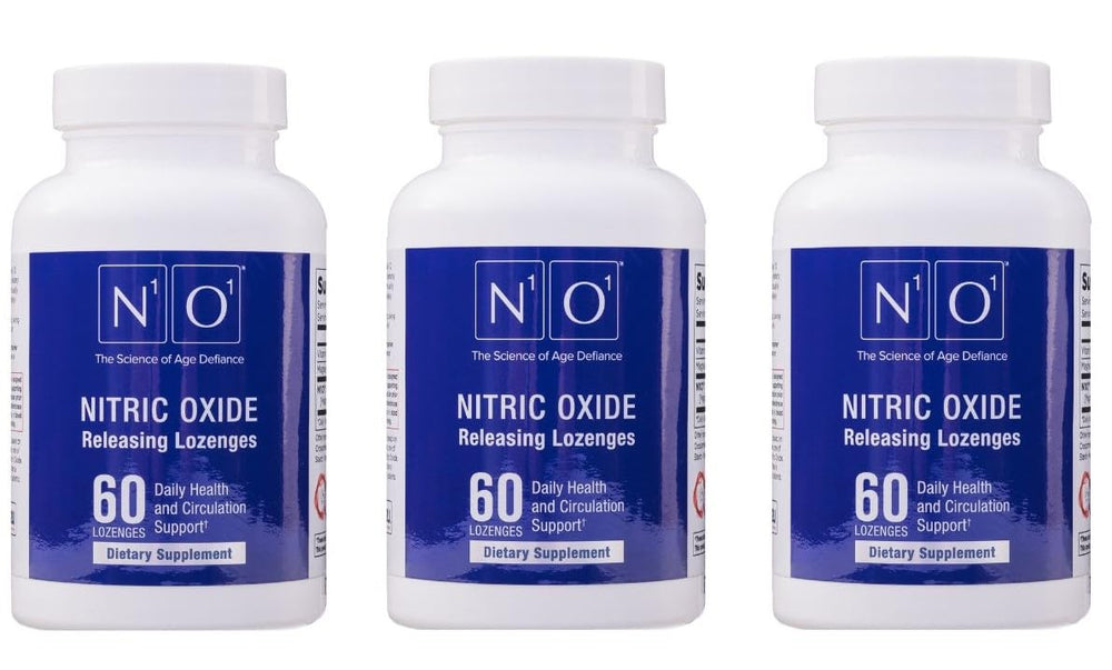 N1O1 Nitric Oxide Lozenges packaging highlights branding and product info for trust and clarity.