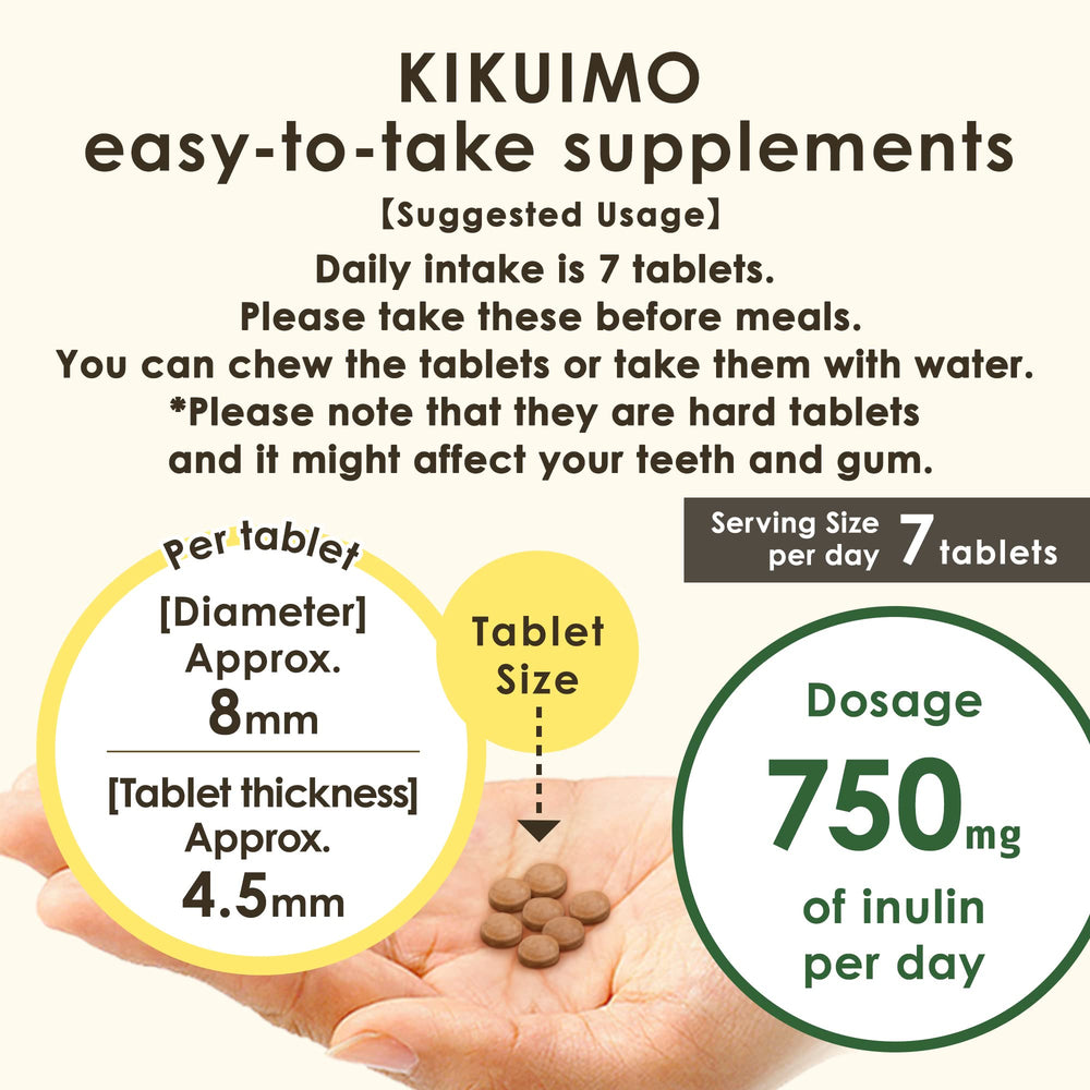 NAFFY KIKUIMO packaging with 210 tablets in a bottle for everyday routines