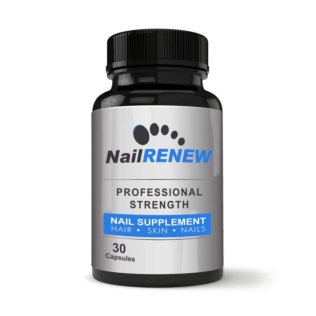 NailRENEW daily nail supplement bottle for convenient daily use to support healthier nails.