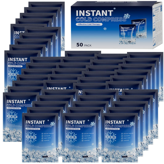 Najudok instant ice pack, 4.4x6 inches, quick cooling for injuries