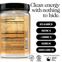 NAKED Citrus Energy bottle close-up highlights vegan formula and caffeine source.