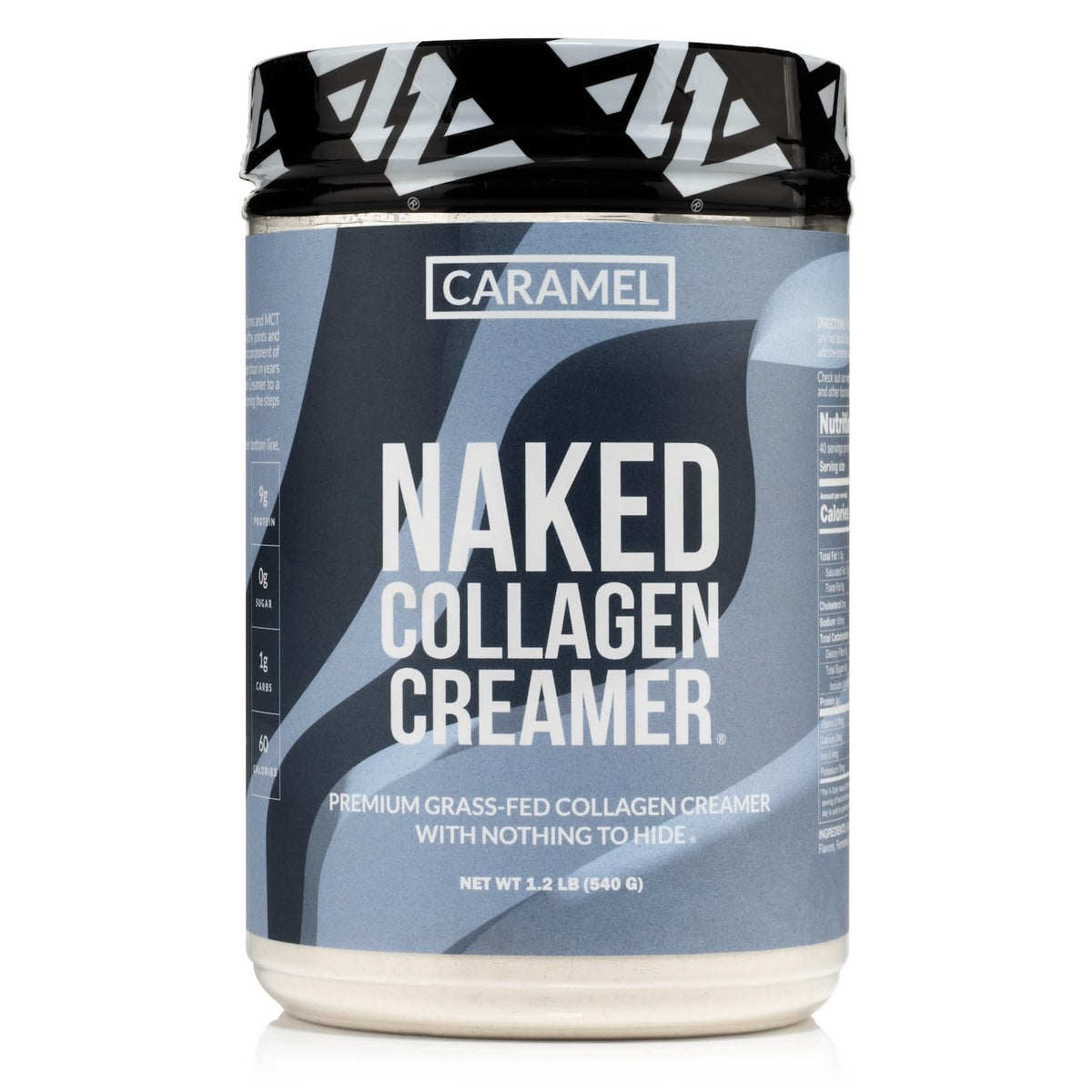NAKED Collagen Coffee Creamer caramel bottle for dairy-free coffee cream.