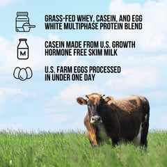 NAKED Protein Powder Blend scoop over unflavoured powder for versatile shakes.