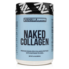 NAKED Vanilla Collagen bottle, ideal for morning coffee