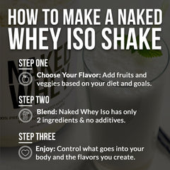 NAKED Vanilla Whey Isolate gluten-free seal signals dietary fit