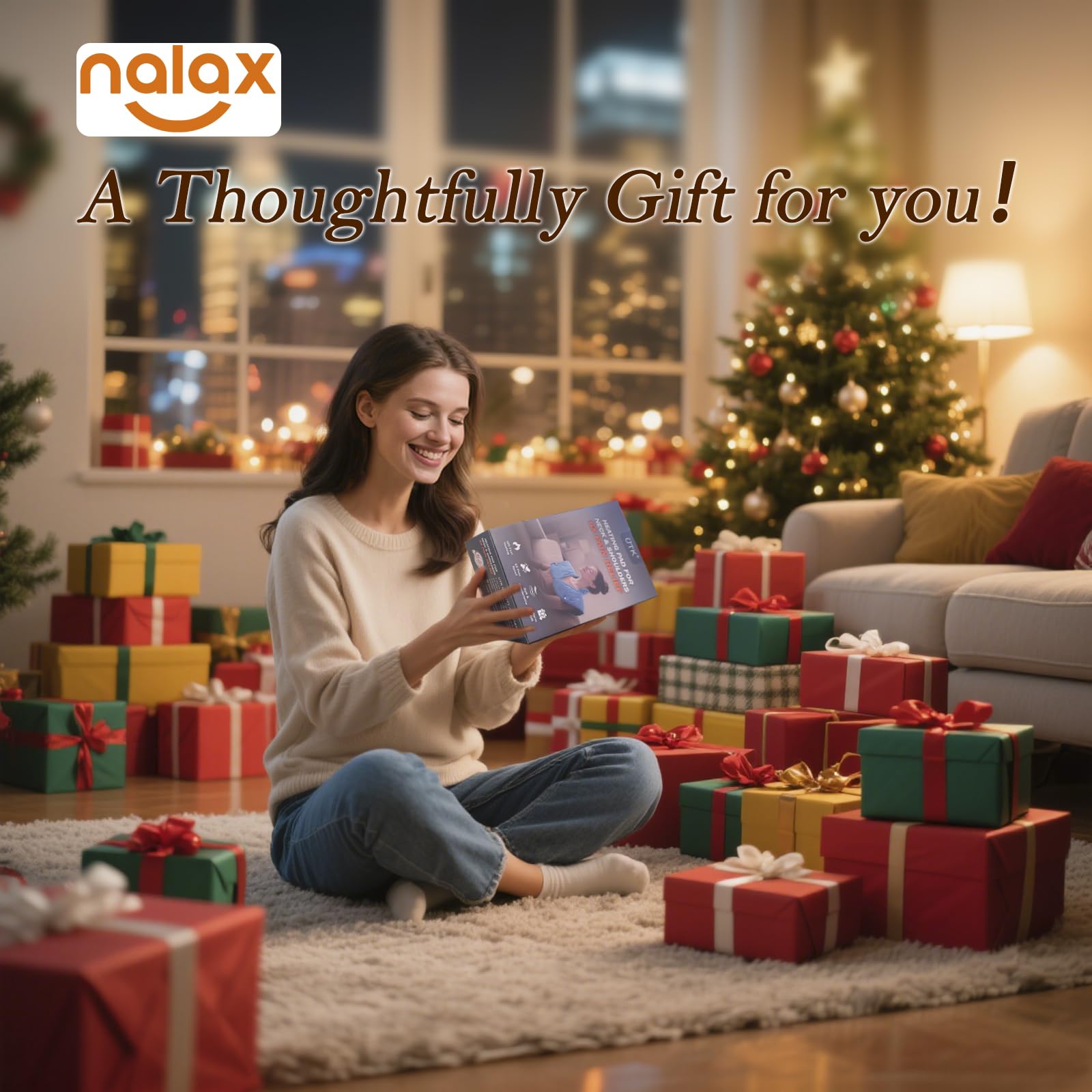 Nalax front edge tourmaline ions for relaxing ambiance.