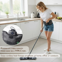 NAMATETSU heating pad captured with travel bag for portable warmth.