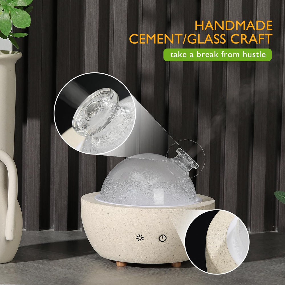NaNaRocCi diffuser with LED lights creates mood lighting