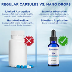 USDA Organic MCT oil carrier and Nano Huperzine A blend for improved uptake.