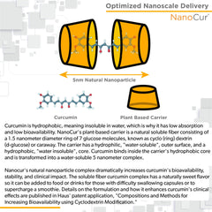 Nanocur 3rd generation nanocurcumin technology illustrates advanced activity.