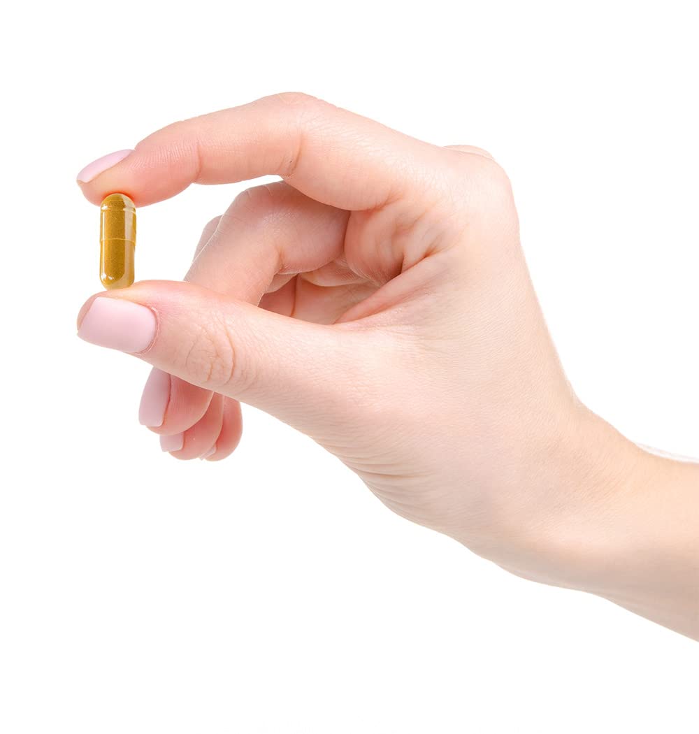 Open Nanocur capsule added to smoothie for easy integration.