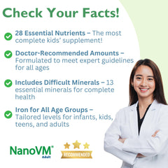 NanoVM Adult sealed jar ensures freshness and allergen-free safety.